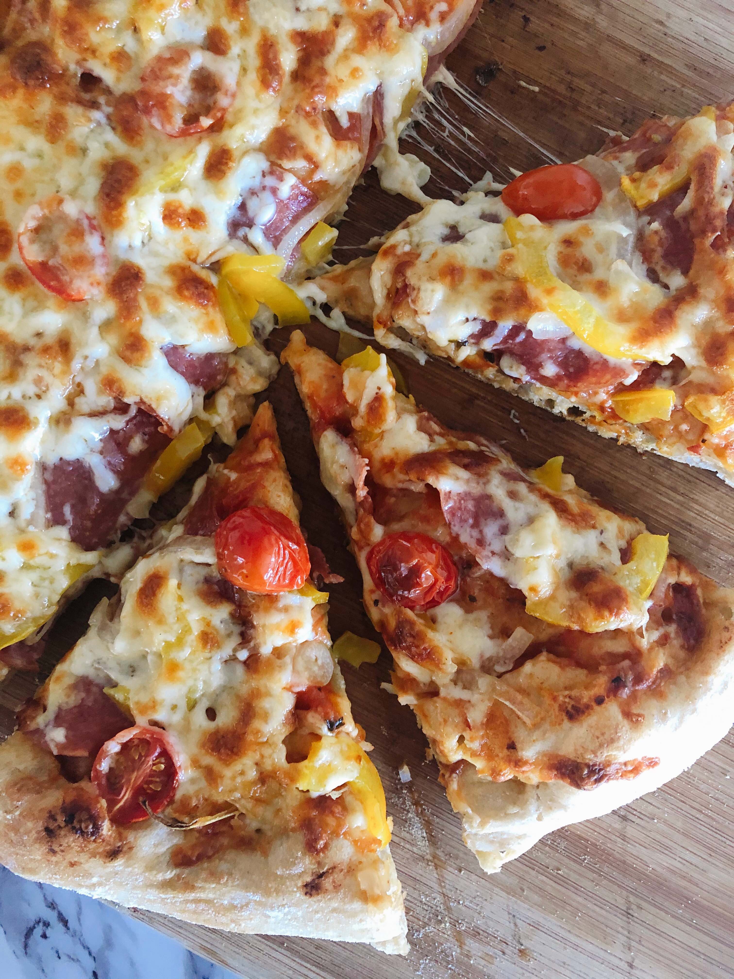 Spelt Pizza Dough + Kitchen Sink Pizza Accidental Artisan