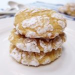 Lemon Crackle Spelt Cookies | Accidental Artisan