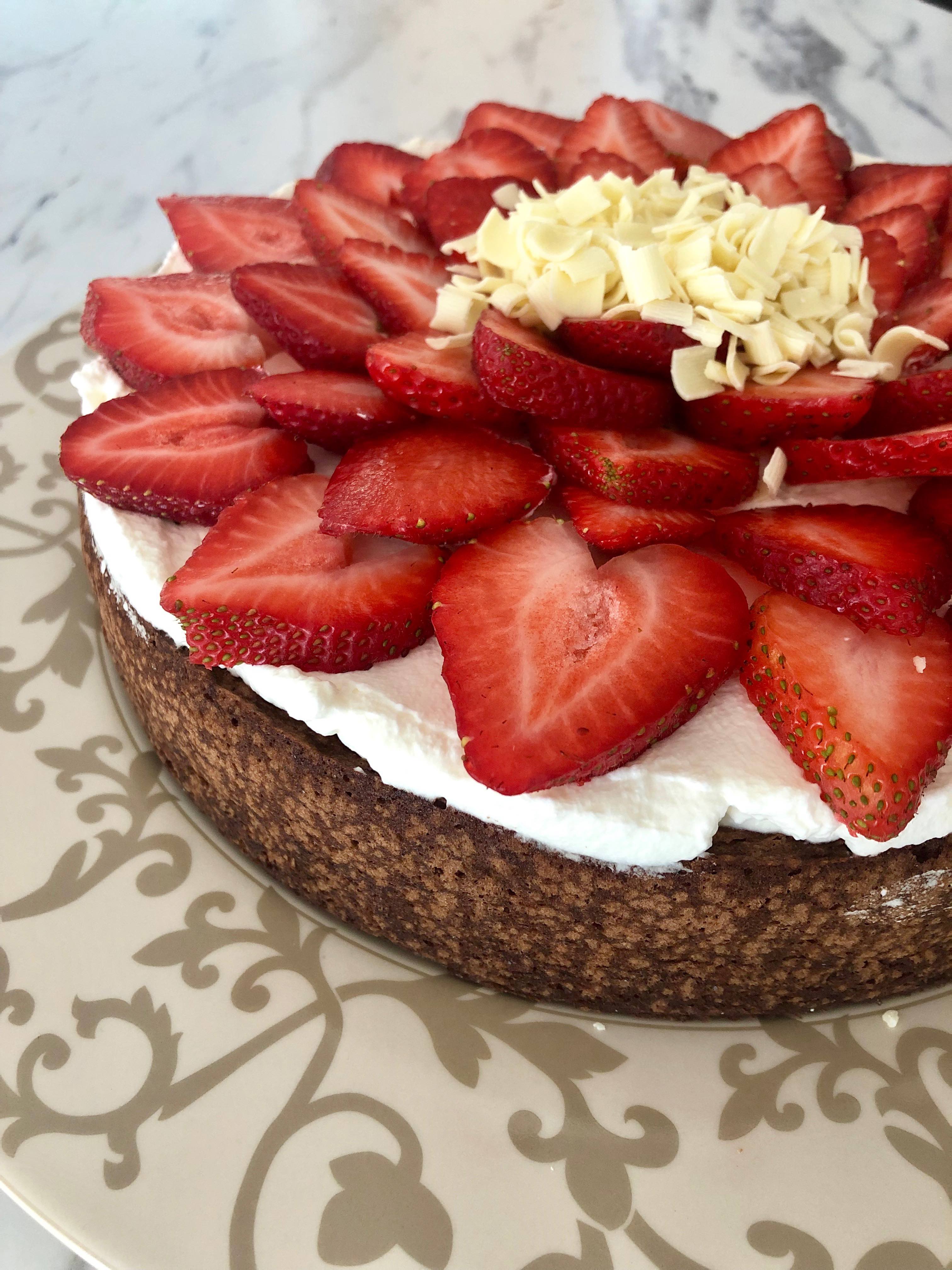 Strawberry Topped Chocolate Torte 2 | Accidental Artisan
